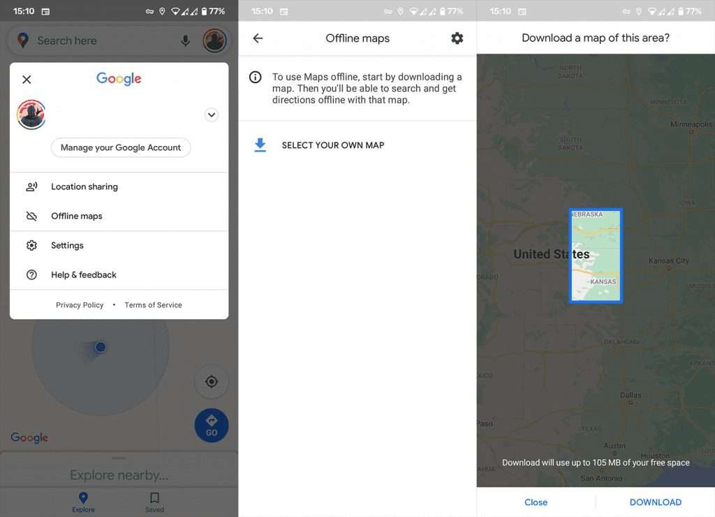 google maps not showing directions