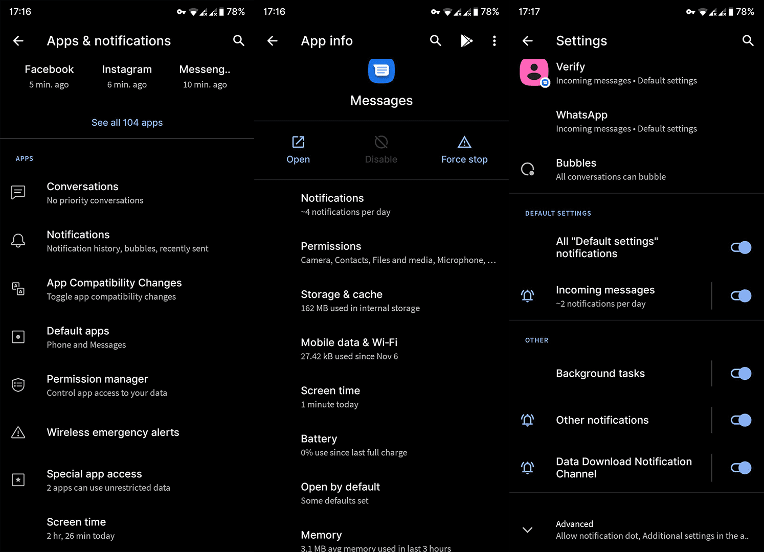 Text Message Notifications Not Working