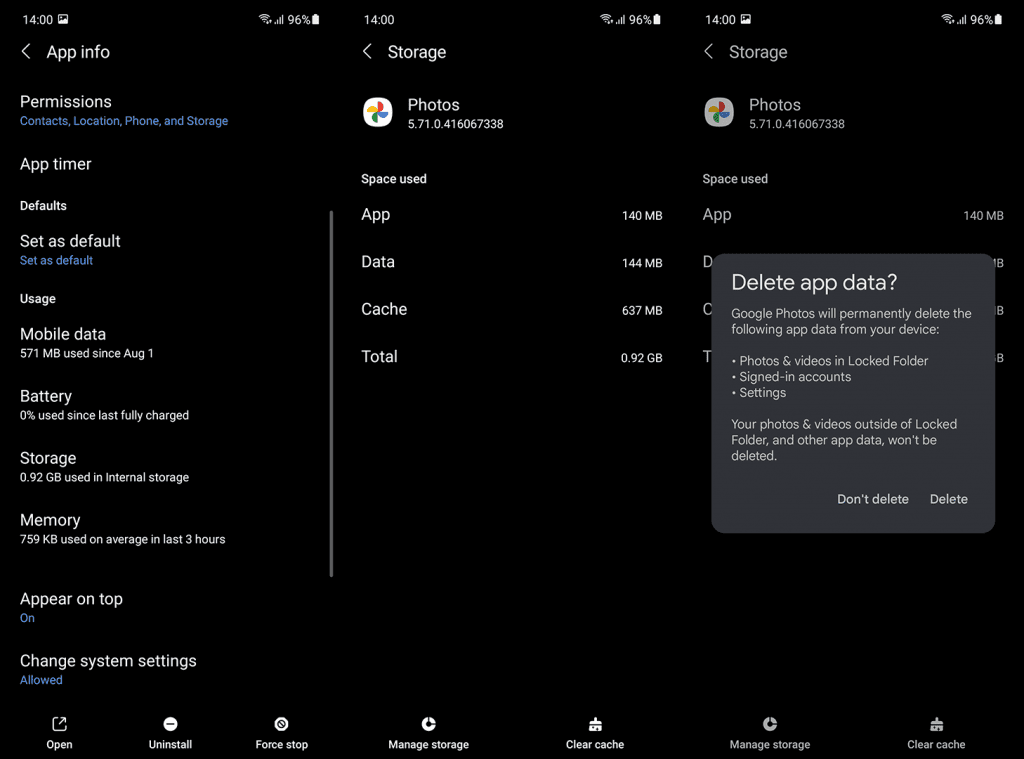 google photos backup stuck