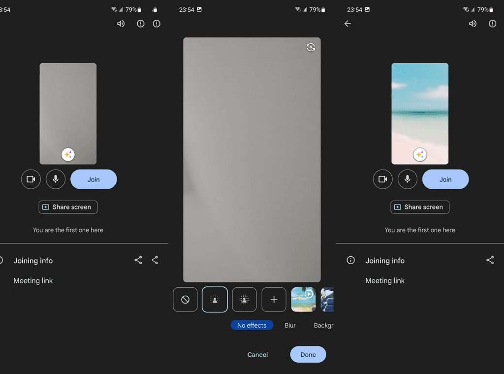 change hangouts background