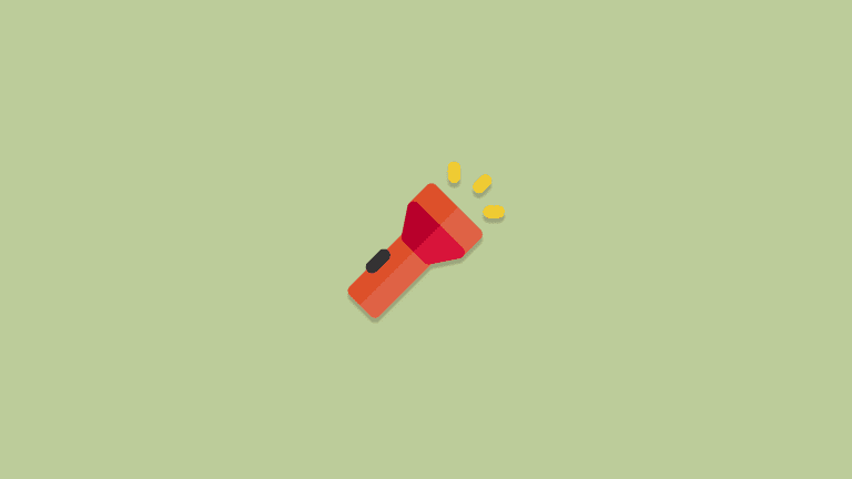 shake to turn ON the flashlight on Android