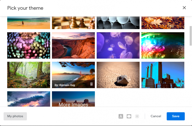 How to add photos to Gmail Themes (EXPLAINED)