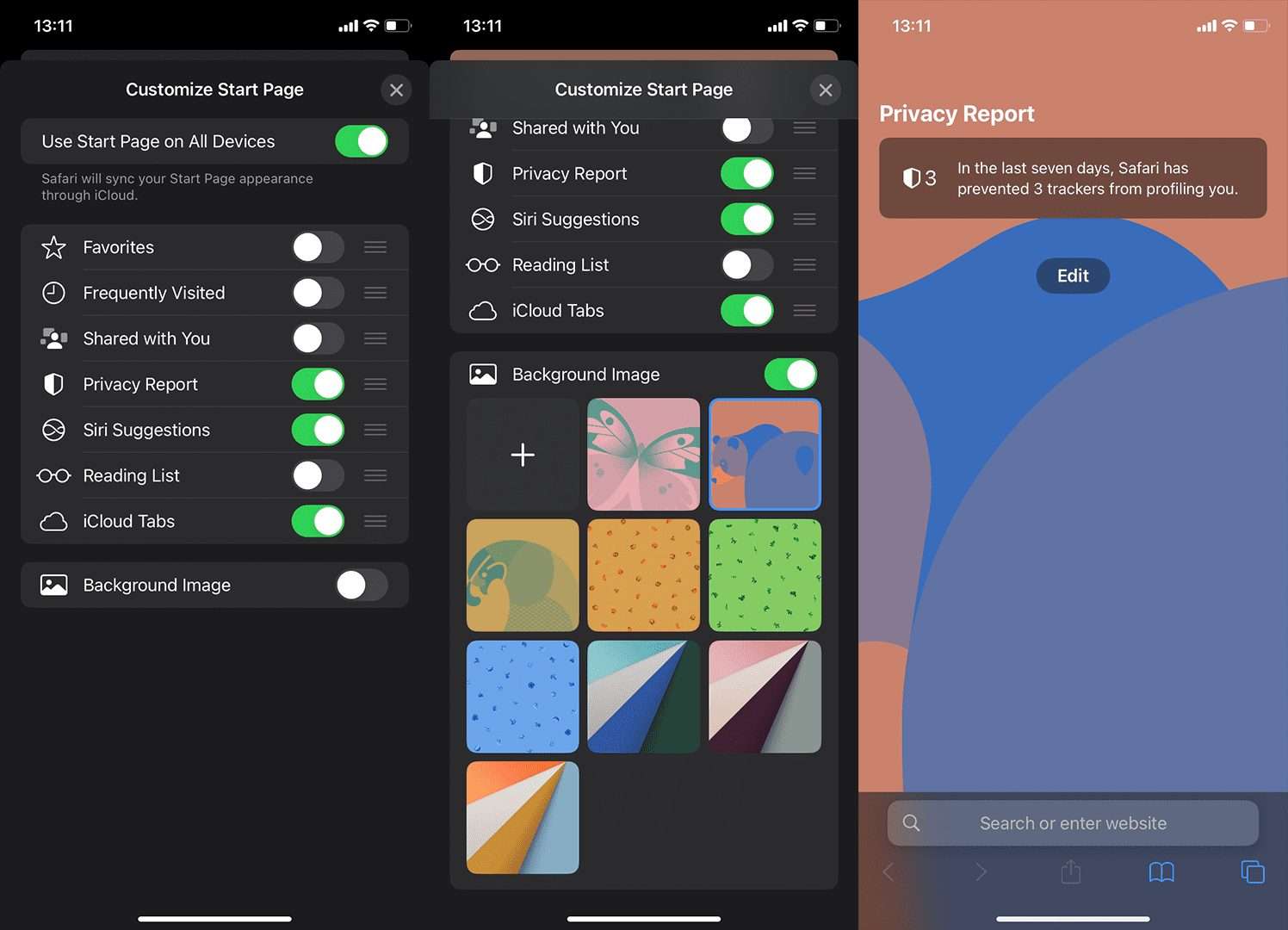 How to change Safari background on iOS 16