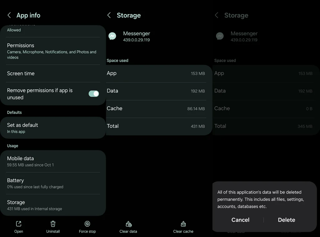 Messenger won't connect to Wi-Fi
