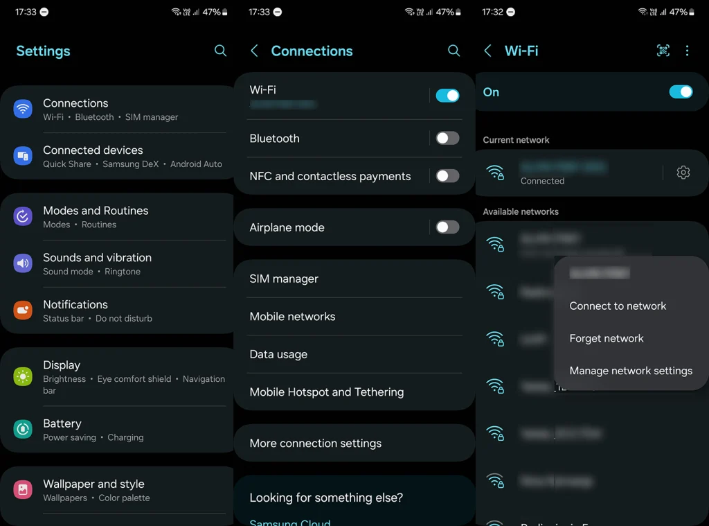 can't connect to Wi-Fi on Android