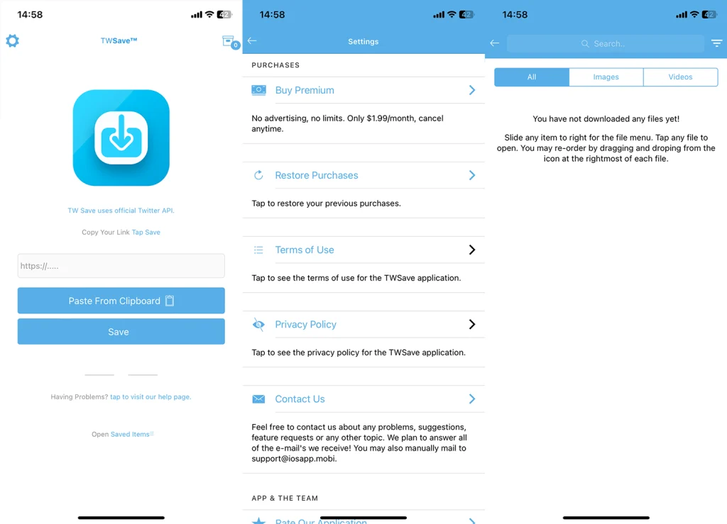 Download Twitter Videos on iPhone