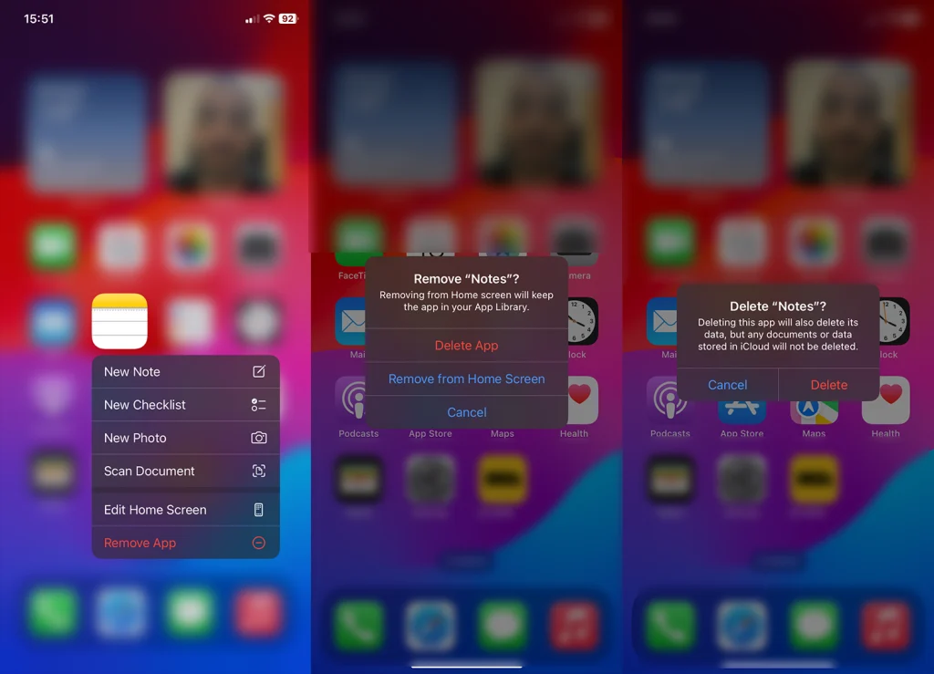 Can't share notes on iPhone