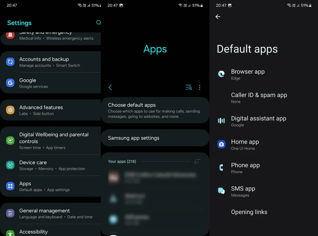 change launcher on android