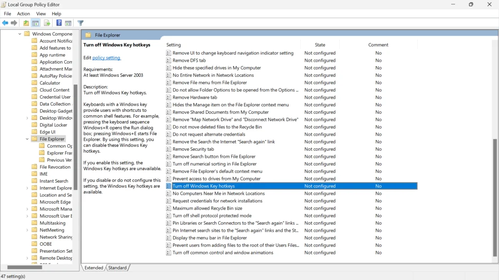 Windows key is not working