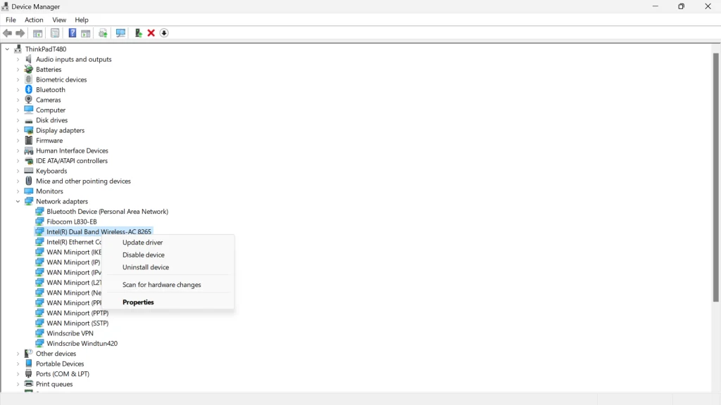 Wi-Fi doesn't have a valid IP configuration