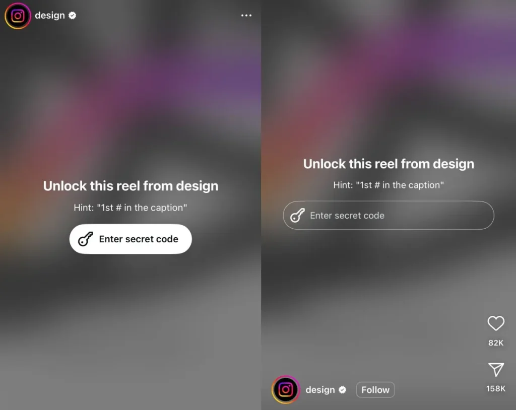 secret locked instagram reels