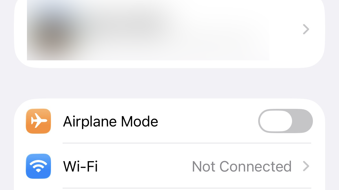 airplane mode ios 26