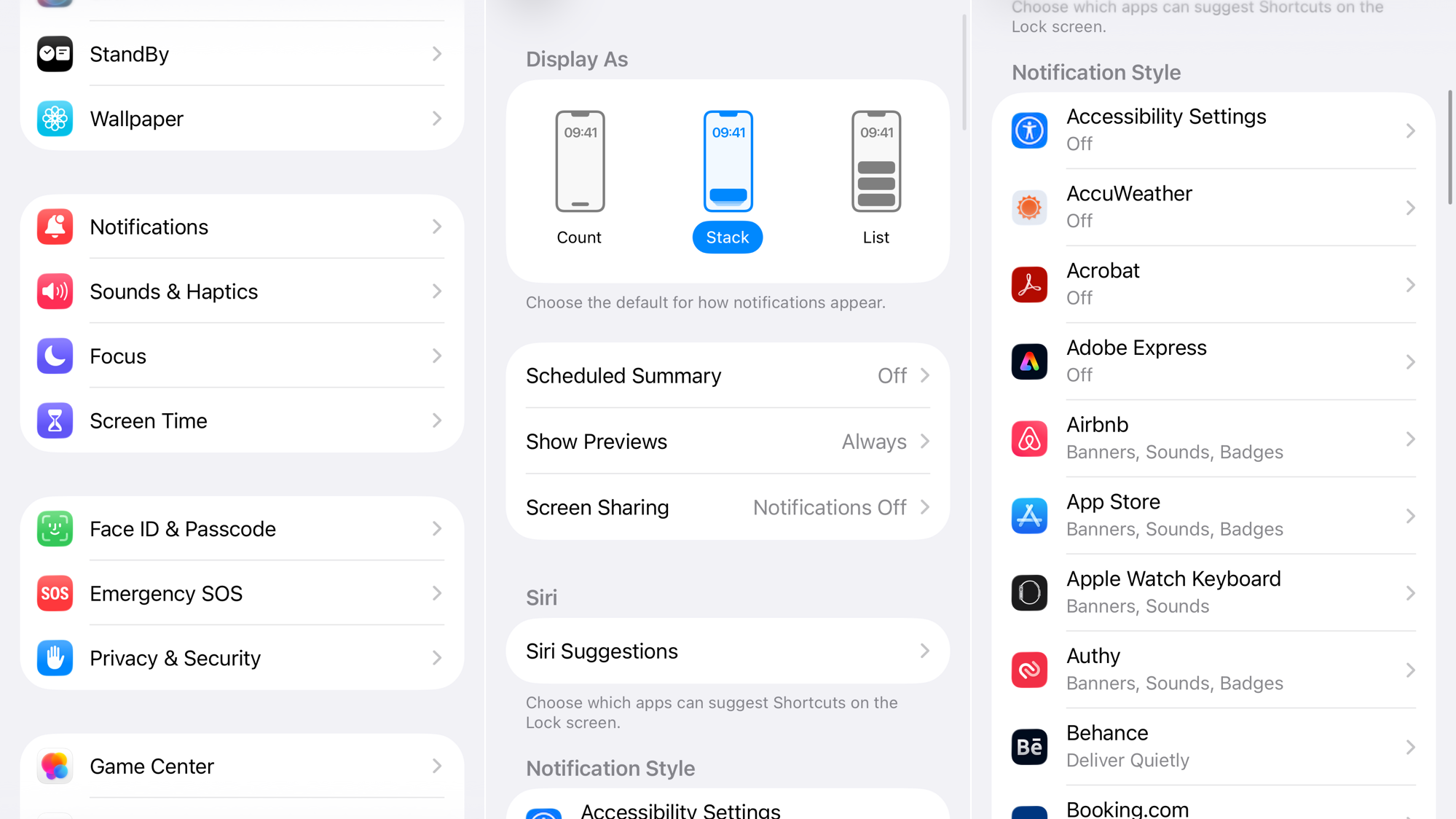Notification Settings